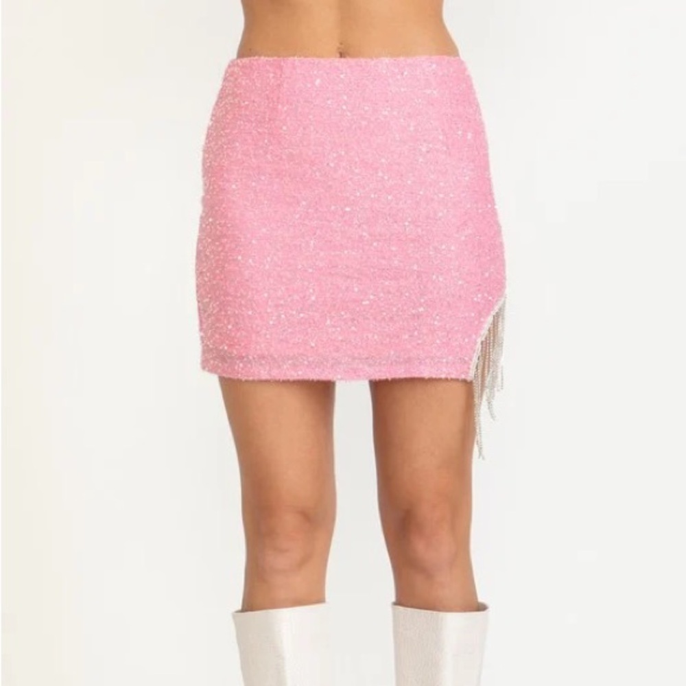 Cloud Ten pink sparkly skirt